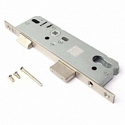 Картинка Замок врезной цилиндровый для дверей из ПВХ профиля Apecs 7000-40-NI никель